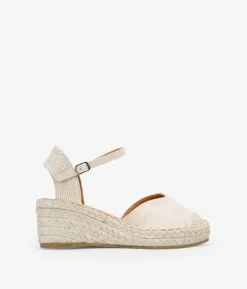 Online Bosanova Alpargatas beige con cuña de esparto