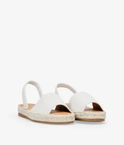 Hot Bosanova Alpargatas beige planas con esparto