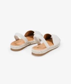 Hot Bosanova Alpargatas beige planas con esparto