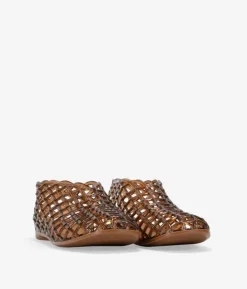 New Bosanova Bailarinas marrones con malla de goma