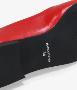 Best Bosanova Bailarinas planas rojas en piel