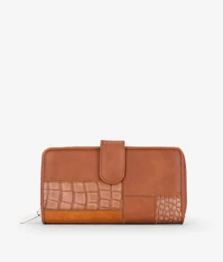 Clearance Bosanova Billetero grande animal print cuero