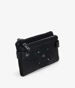 Clearance Bosanova Billetero grande negro con bordado