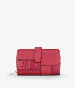 Clearance Bosanova Billetero mediano animal print rojo