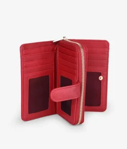 Clearance Bosanova Billetero mediano animal print rojo