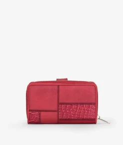 Clearance Bosanova Billetero mediano animal print rojo