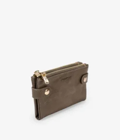Sale Bosanova Billetero mediano taupe con doble cremallera