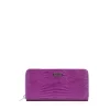 Sale Bosanova Billetero rectangular piel vegana cocodrilo lila con cremallera