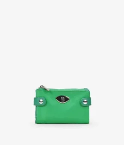 Sale Bosanova Billetero verde pequeño en nylon