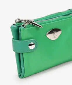 Sale Bosanova Billetero verde pequeño en nylon