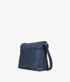Sale Bosanova Bolso bandolera azul con cremallera