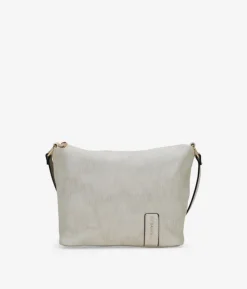 Discount Bosanova Bolso bandolera beige con flores y tachas