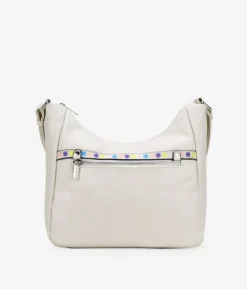 Discount Bosanova Bolso bandolera beige con bordado