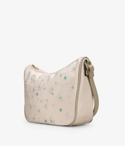 Discount Bosanova Bolso bandolera beige con bordado