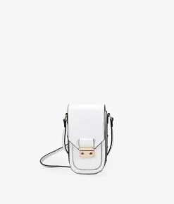 Discount Bosanova Bolso bandolera blanco para móvil con tarjetero