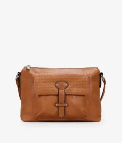 Best Bosanova Bolso bandolera cuero con bolsillos y cremallera
