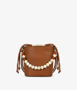 Discount Bosanova Bolso bandolera cuero con asa de piedras