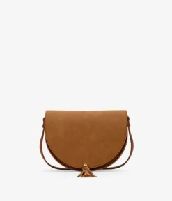 Discount Bosanova Bolso bandolera cuero con solapa y flecos