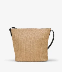 Online Bosanova Bolso bandolera en rafia tostado