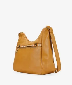 Clearance Bosanova Bolso bandolera marrón con bordado