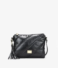 Sale Bosanova Bolso bandolera negro con cosido acolchado