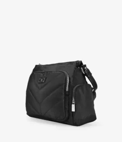 Outlet Bosanova Bolso bandolera negro con bolsillos