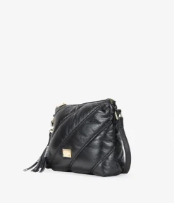 Sale Bosanova Bolso bandolera negro con cosido acolchado