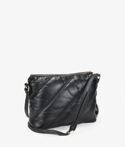 Sale Bosanova Bolso bandolera negro con cosido acolchado