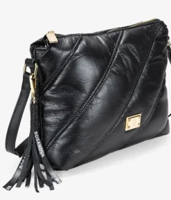 Sale Bosanova Bolso bandolera negro con cosido acolchado