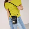 Best Bosanova Bolso bandolera negro para móvil con tarjetero