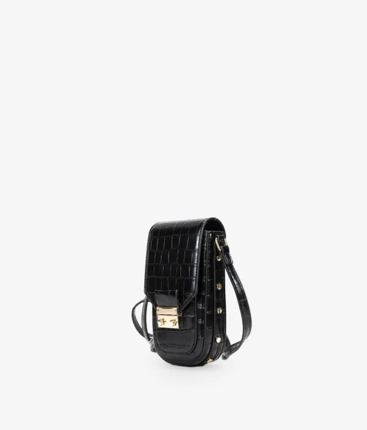 Best Bosanova Bolso bandolera negro para móvil con tarjetero