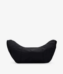 Online Bosanova Bolso bandolera negro redondeado con cremallera