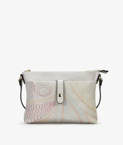 Best Bosanova Bolso bandolera piedra con cosido multicolor