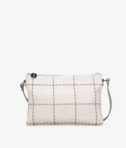 Discount Bosanova Bolso bandolera piedra con cremallera