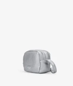 Clearance Bosanova Bolso bandolera plateado con doble cremallera