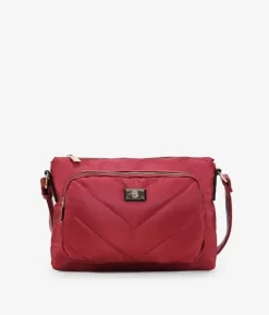 Online Bosanova Bolso bandolera rojo en nailon