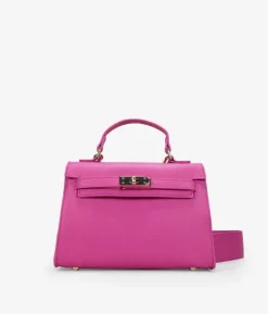 Hot Bosanova Bolso bandolera rosa con solapa
