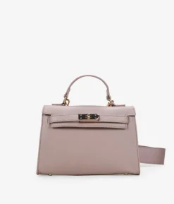Fashion Bosanova Bolso bandolera taupe con solapa