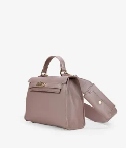 Fashion Bosanova Bolso bandolera taupe con solapa