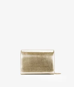 Online Bosanova Bolso de fiesta dorado con solapa