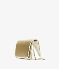 Online Bosanova Bolso de fiesta dorado con solapa