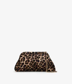 New Bosanova Bolso de fiesta leopardo con cadena