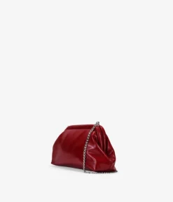 Best Bosanova Bolso de fiesta rojo con cadena