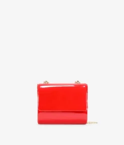 Best Bosanova Bolso de fiesta rojo en charol