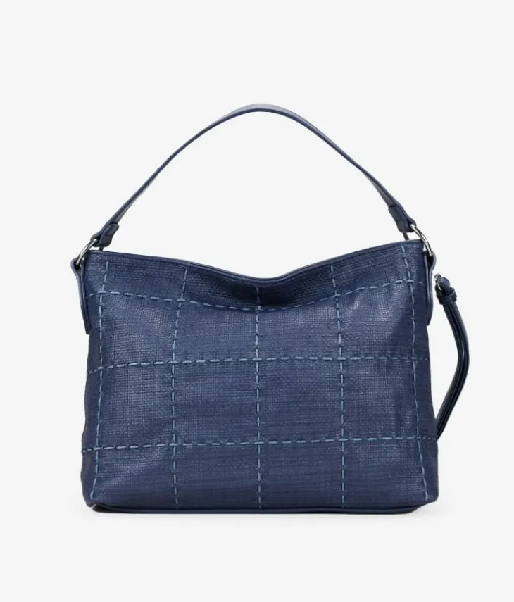 Best Bosanova Bolso de hombro azul con cremallera