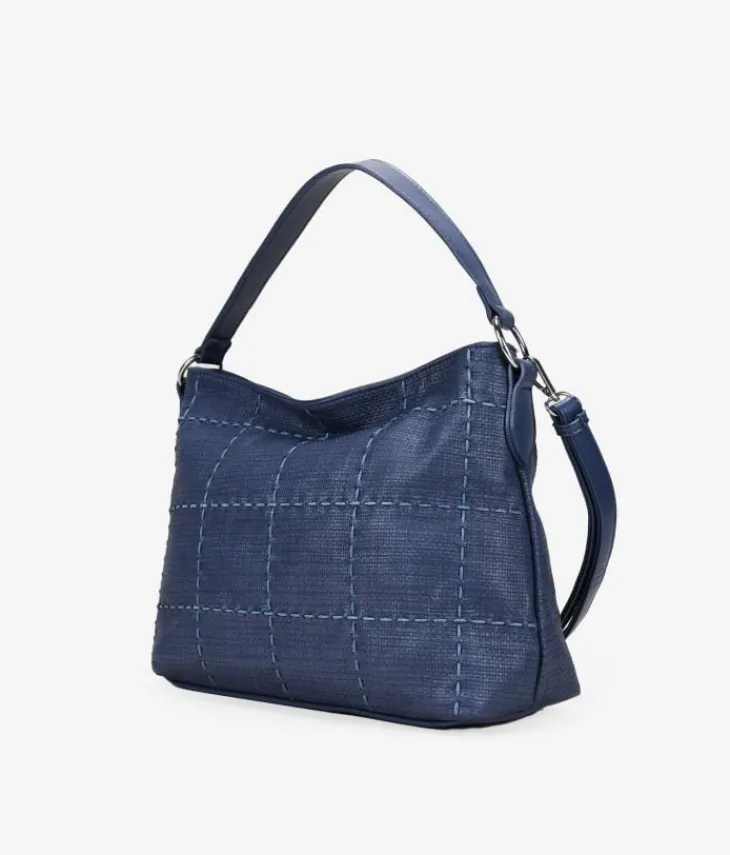 Best Bosanova Bolso de hombro azul con cremallera
