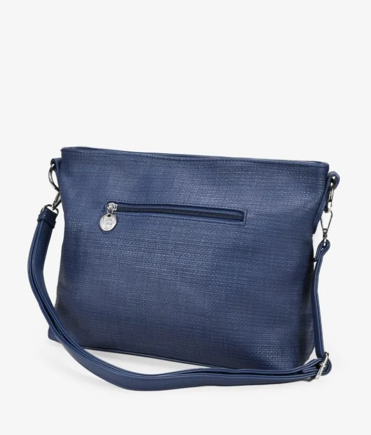 Best Bosanova Bolso de hombro azul con cremallera