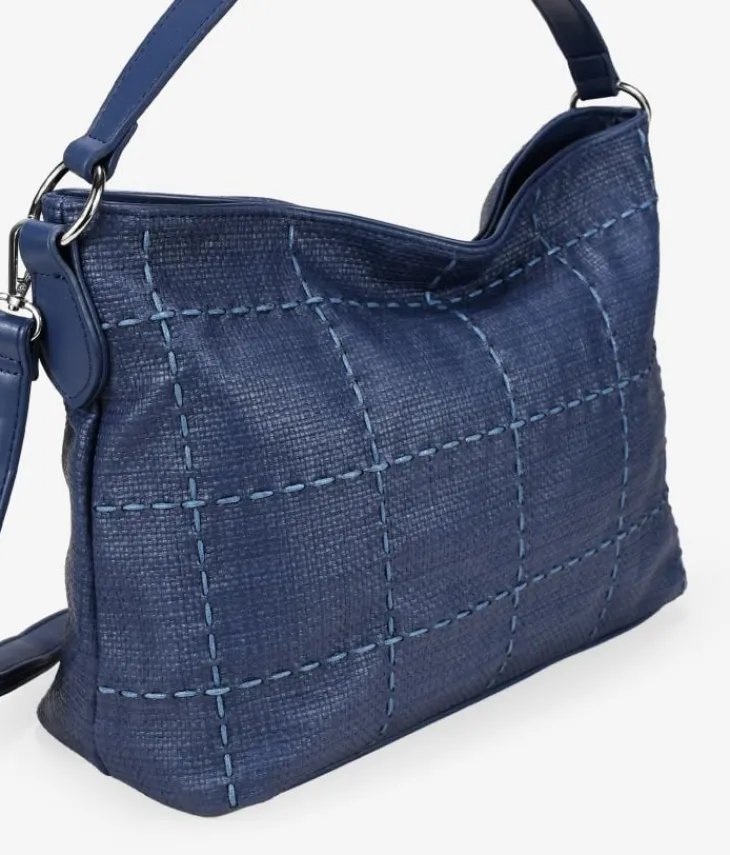 Best Bosanova Bolso de hombro azul con cremallera