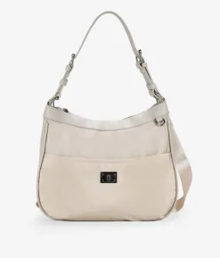 Sale Bosanova Bolso de hombro beige con bolsillo