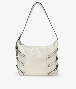 Best Bosanova Bolso de hombro beige con hebillas
